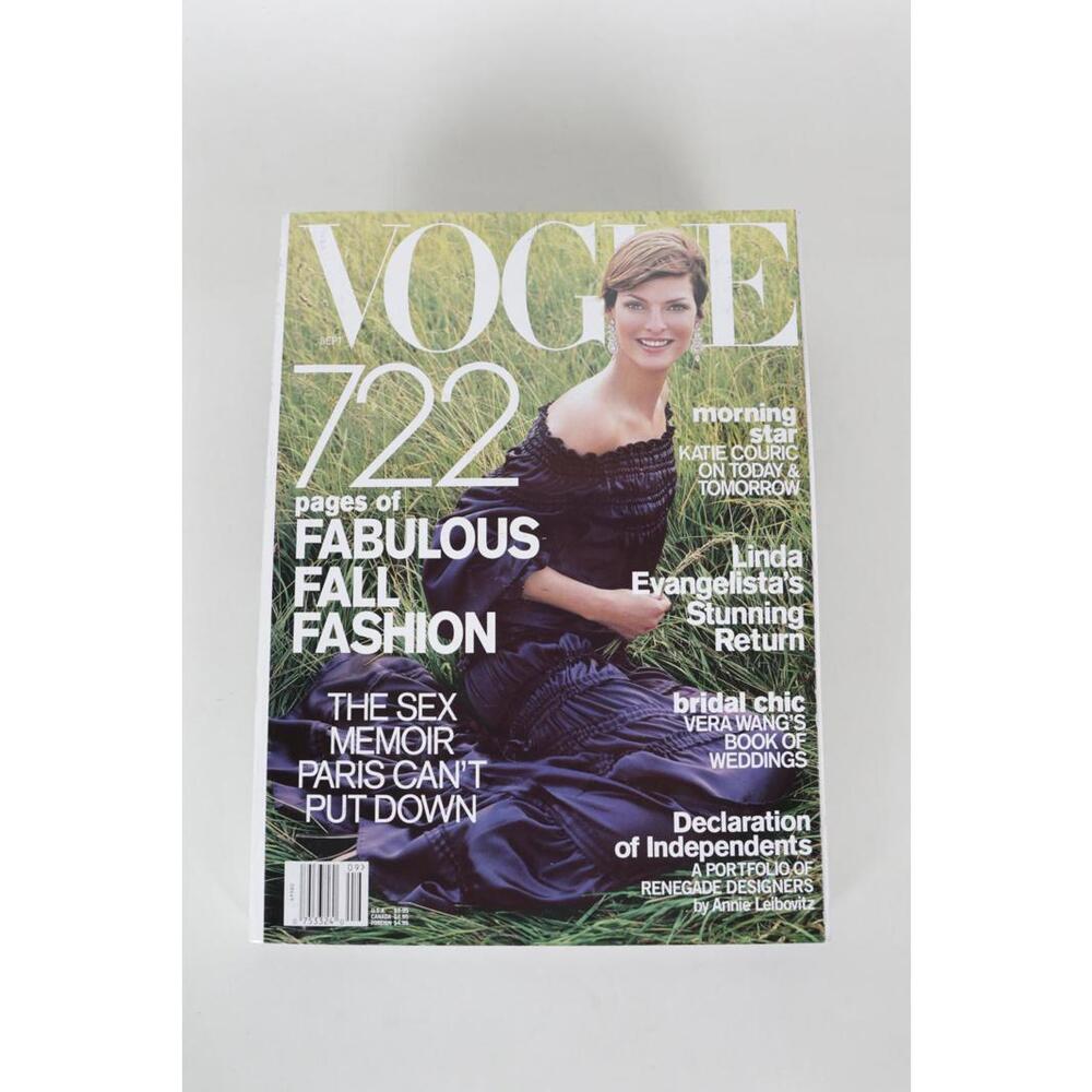 01' Vogue September Linda Evangelista Magazine